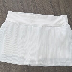 All in Motion White Mini Skirt
